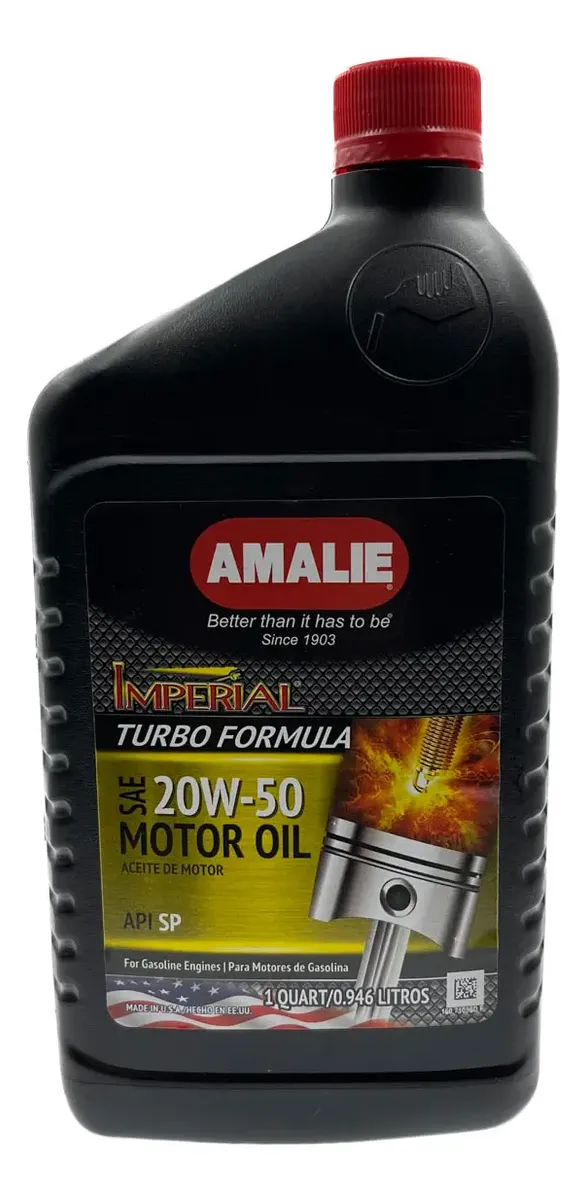 Aceite 20w50 Amalie Imperial Turbo Formula 1Lt