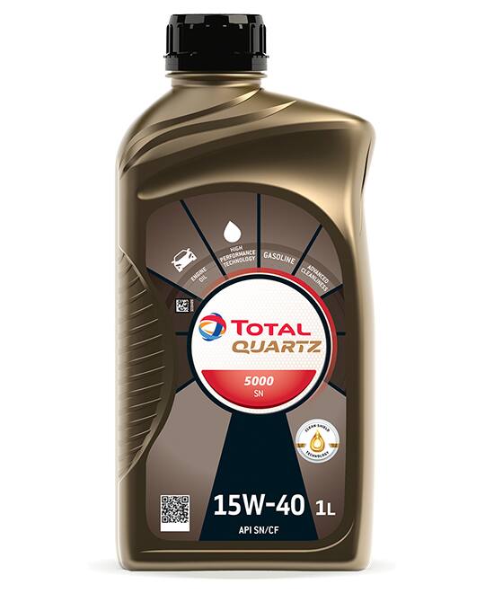 Aceite 15w40 Total Quartz 5000 SN 1Lt 1