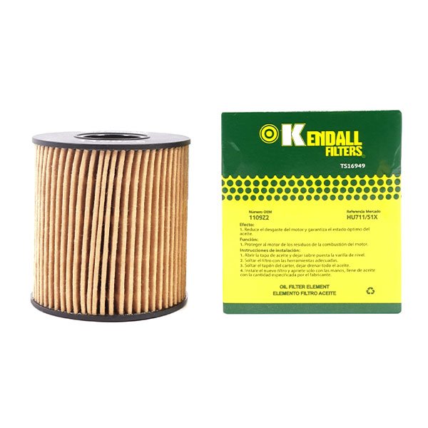 Filtro De Aceite HU711 51x Kendall 1