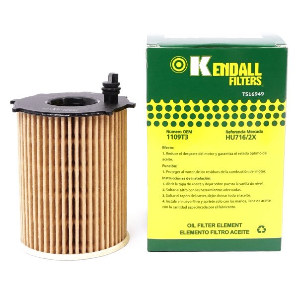 Filtro De Aceite HU716 2x Kendall 1
