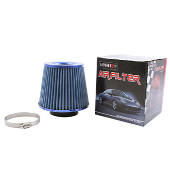 Filtro Aire Conico Alto Fujo Tuning Azul (Universal)
