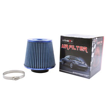 Filtro Aire Conico Alto Fujo Tuning Azul (Universal)