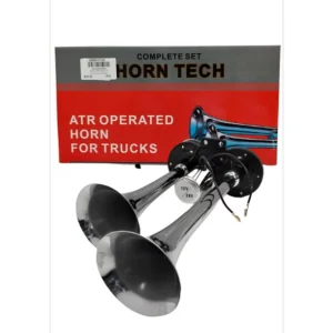 Bocina Aire 24 Volt doble Cornetas 300mm/360mm Cromada