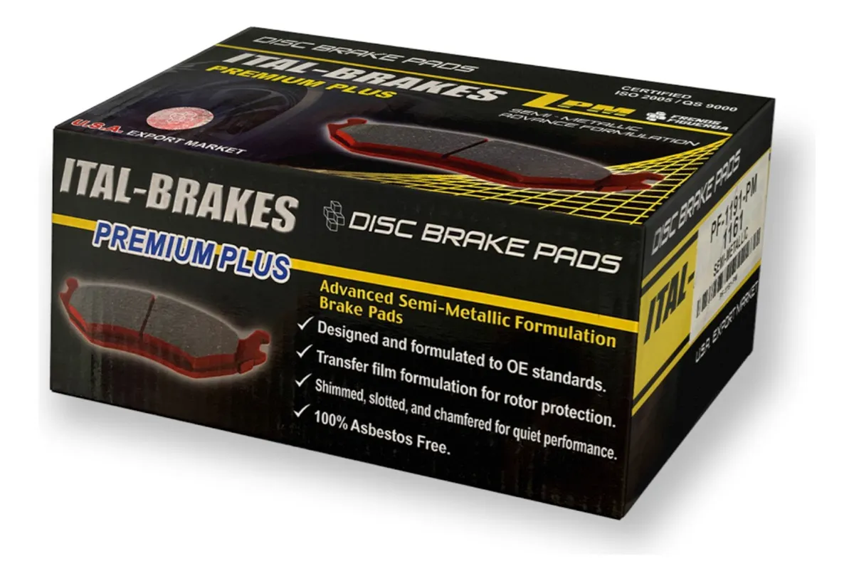 PASTILLAS DE FRENO PREMIUM PLUS CAJA NEGRA