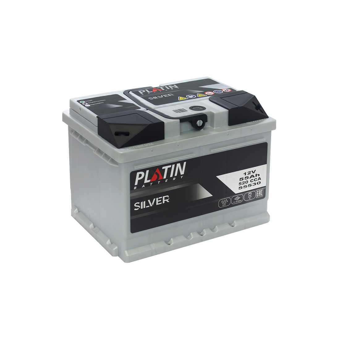 Bateria 55amp Platin positivo derecho