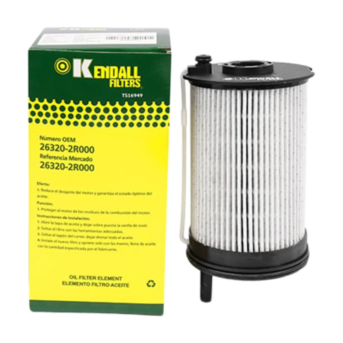Filtro Elemento Petroleo Kendall Ford Ranger 6
