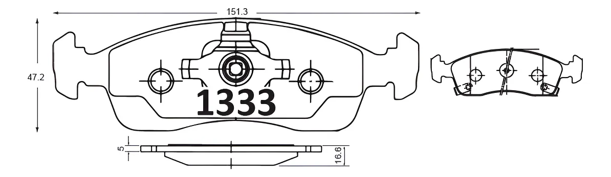 Pastillas De Freno 1333 Reick