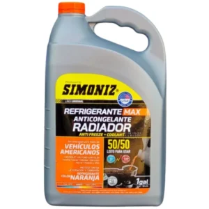 Refrigerante/Anticongelante Simoniz Naranja 50/50 Galon 3.78Lt