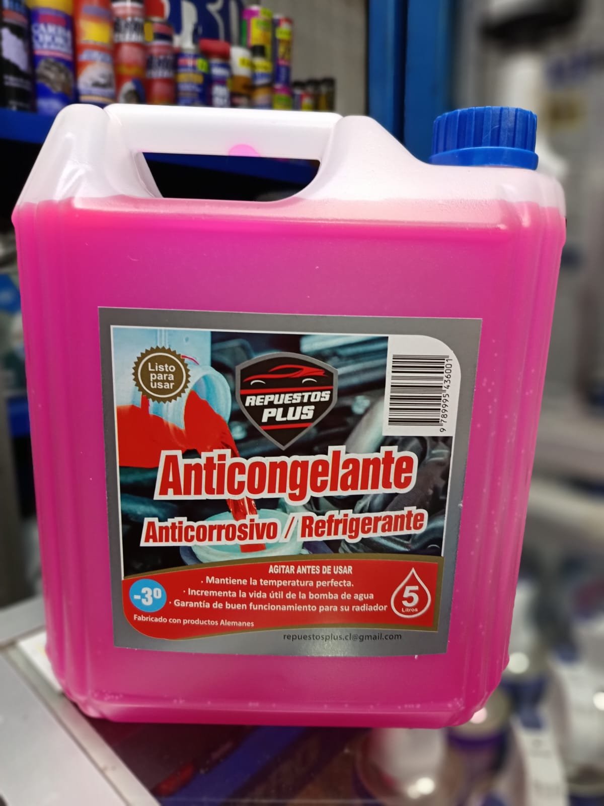 COOLANT ROSADO REPUESTOS PLUS
