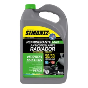 Refrigerante/Anticongelante Simoniz Verde 50/50 Galon 3.78Lt