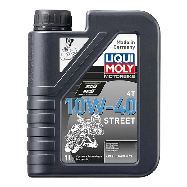 Aceite 10w40 MotorBike 4T Liqui Moly Street 1 Lt