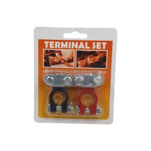 Terminales de Bateria Imbest C/Flanche Pos/Neg Jgo Metalico