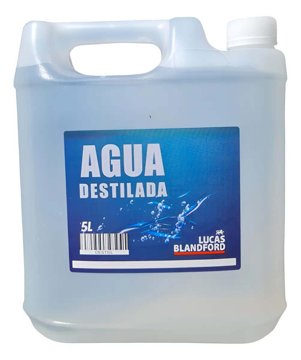 agua destilada